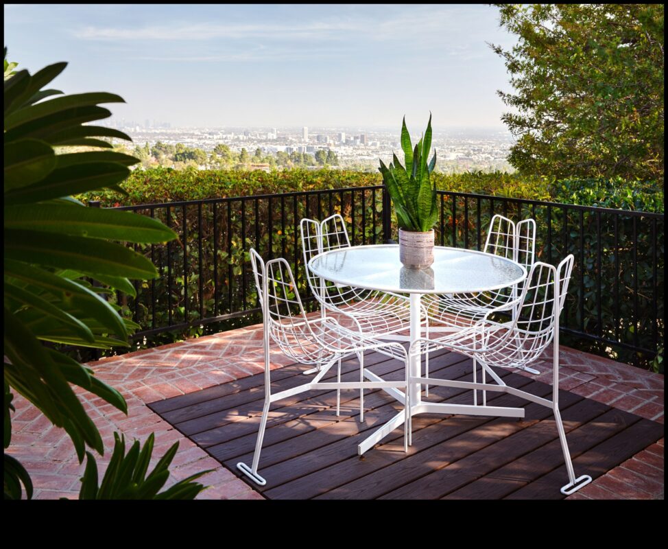 راحة منحوتة: الكشف عن جاذبية الجلوس في الهواء الطلق