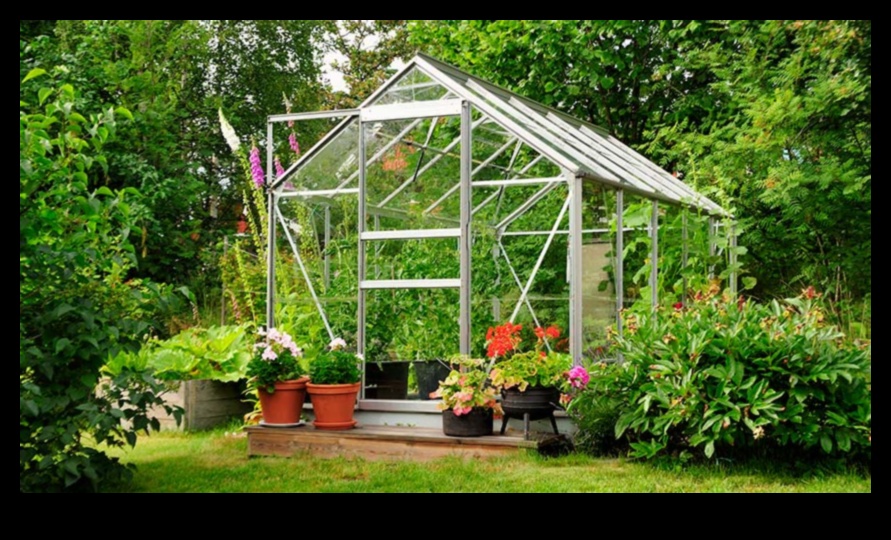 أناقة الحديقة: جمال الدفيئة في كل برعم